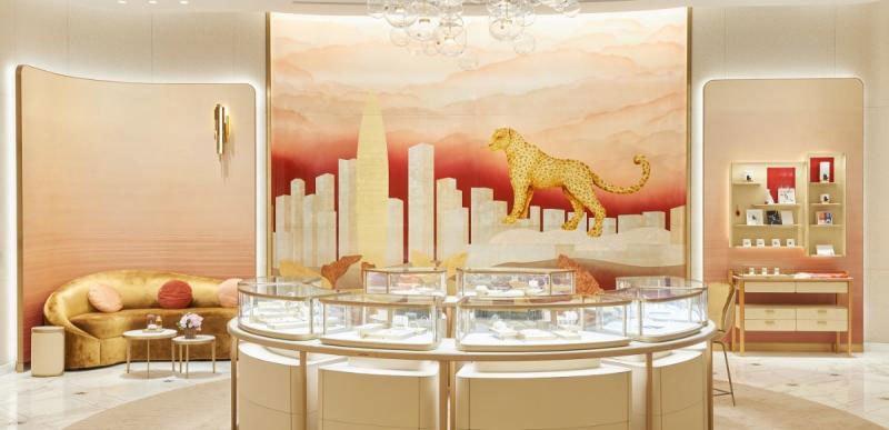 Design and decoration of a luxury flagship for Cartier