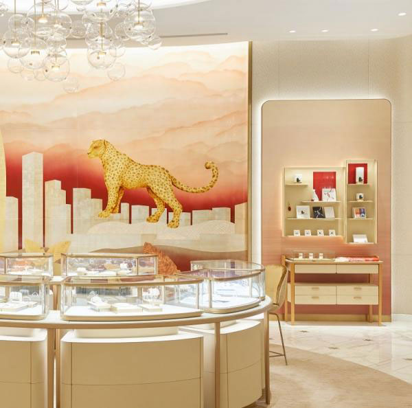 Design and decoration of a luxury flagship for Cartier
