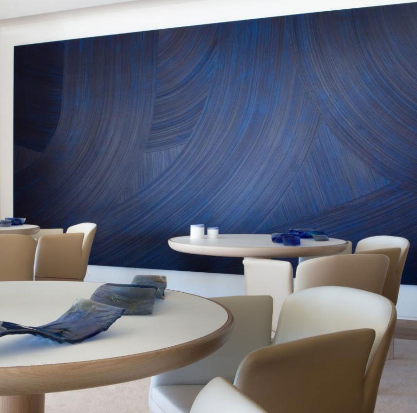 Wall decoration for the luxury hotel Le Castellet